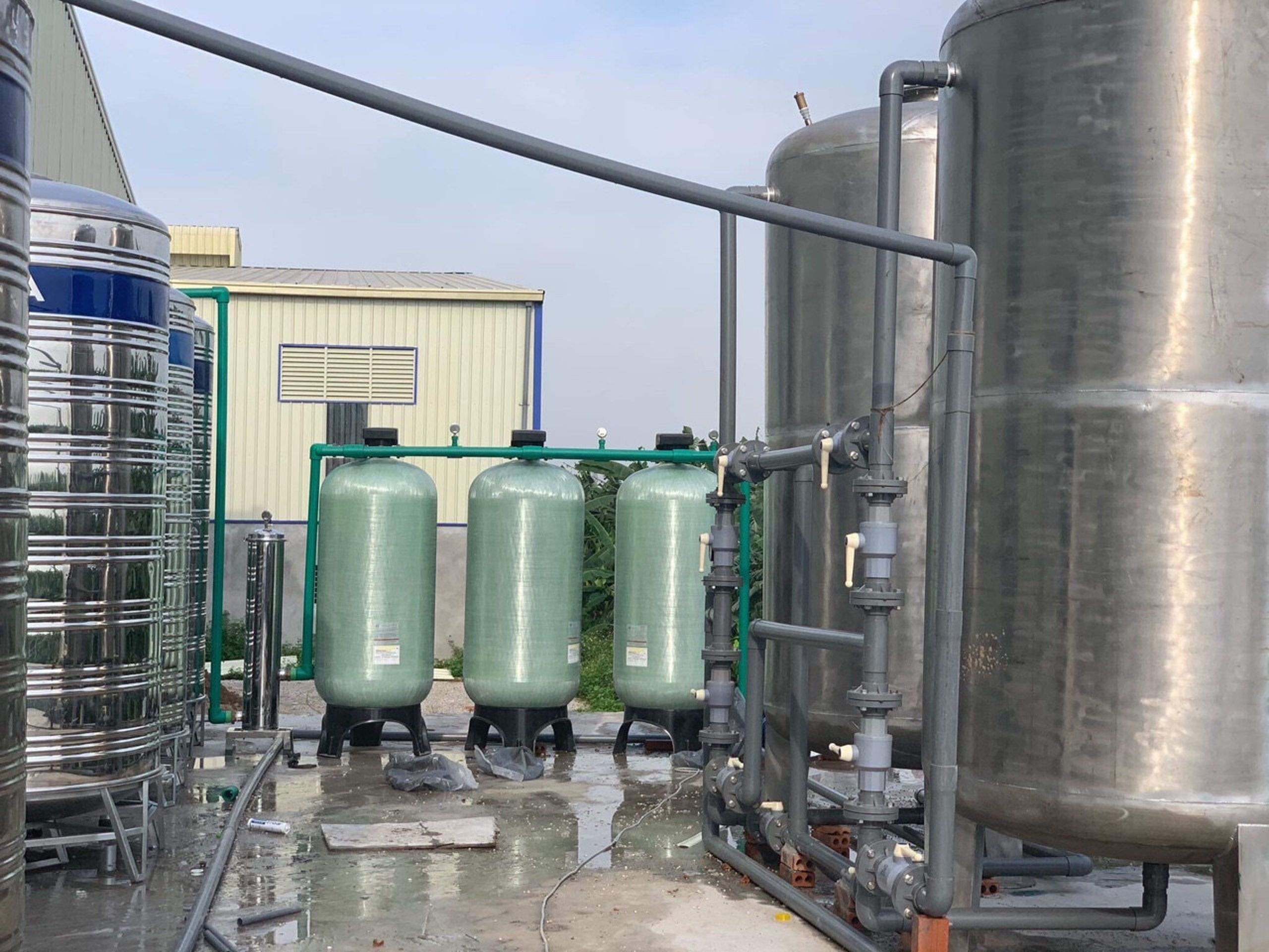 Xử lý nước sạch cho khu công nghiệp-cụm công nghiệp